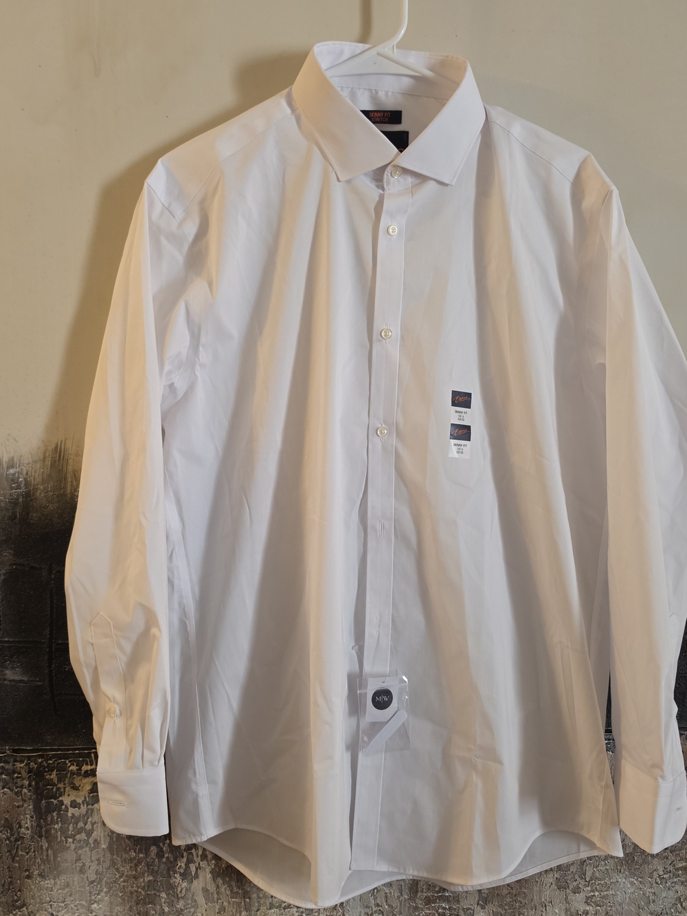 Egara White Men's Dress Shirt - Classic Button-Down
